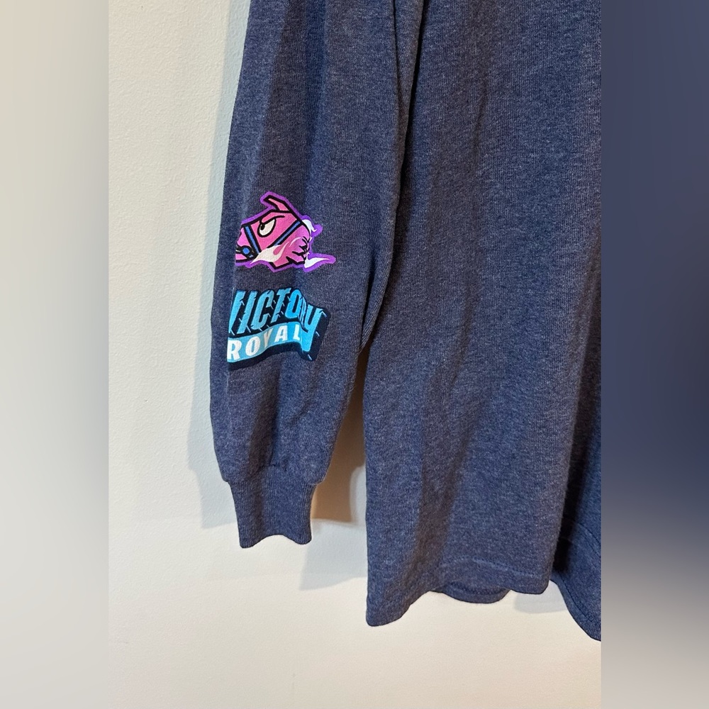 Fortnite Boys Blue Long Sleeve Tshirt NWT Size 8 - Picture 6 of 6